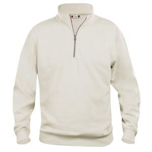 Clique Unisex Adult Basic Half Zip Sweatshirt / Light Khaki